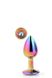 Райдужний анальний затор GLEAMING LOVE MULTICOLOUR PLUG SMALL