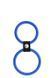 Кольцо двойное MENZSTUFF DUAL RINGS, BLUE