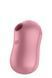Вакуумний стимулятор із вібрацією Satisfyer Cotton Candy Light Red