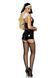 Leg Avenue Vinyl Sinful Sister XL Black