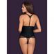Боді Obsessive Chiccanta crotchless Teddy black L / XL