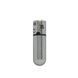 Вибропуля PowerBullet First-Class Bullet 2.5&Prime; with Key Chain Pouch, Silver, 9 режимов вибрации, Серебристый