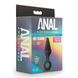 Анальний плаг із кільцем-стопером Blush Anal Adventures Platinum Silicone чорний, 11.4 х 3.1 см