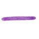 Фаллоимитатор&nbsp;двухсторонний фиолетовый&nbsp;Chisa&nbsp;Hi-Rubber 32,5 см *3,5 см
