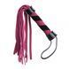 F61427 Плетка из замши мини FLOGGER BLACK/PINK