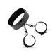Наручники з нашийником Bedroom Fantasies Collar & Cuffs - Black