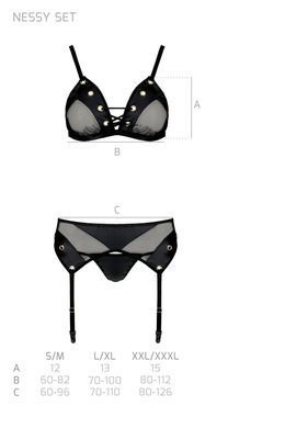 NESSY SET black L/XL - Passion