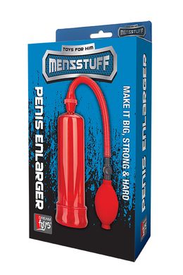 Вакуумна помпа MENZSTUFF penis ENLARGER, RED