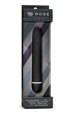 Класичний вібромасажер ROSE-LUXURIATE BLACK