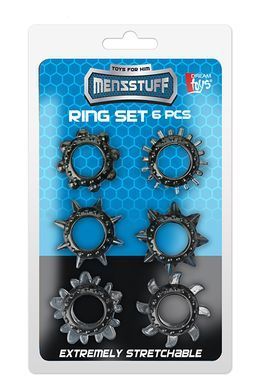 Набор колец MENZSTUFF 6PC STRECHEABLE RING SET