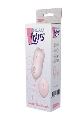 Віброяйце у формі кішки DreamToys Vibes of Love з дистанційним пультом, рожеве