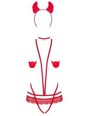 Obsessive Evilia teddy red L/XL