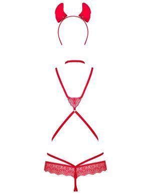 Obsessive Evilia teddy red L/XL