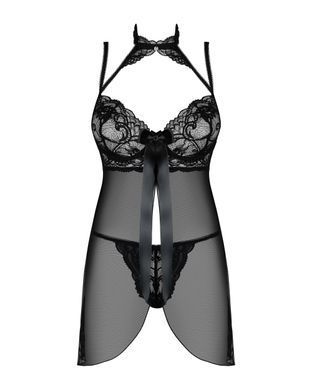 411040 Бебідол Obsessive Elizenes babydoll & thong S/M