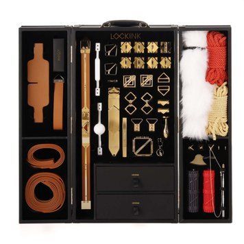 БДСМ набор LOCKINK All-in-1 BDSM Play Kit - Brown Color