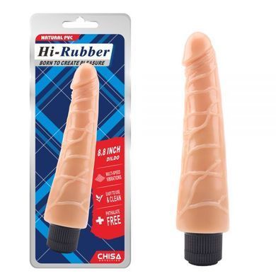Вибромассажер&nbsp;Chisa Hi-Rubber&nbsp;8.8 Dildo-Flesh
