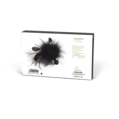 Метелочка Bijoux Indiscrets Pom Pom - feather tickler, Черный