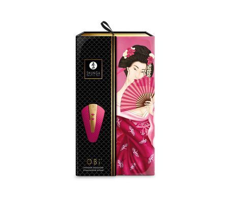 Vibrator Shunga Obi Raspberry Cliter Vibrator, Малиновый