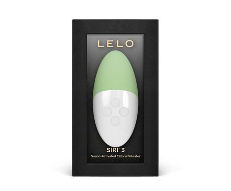 Музичний вібратор для клітора LELO SIRI 3 Green, вібрації в ритмі звуків без смартфона