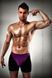 Мужские шорты с фиолотовым гульфиком Passion 009 THONG violet L/XL, Фиолетовый