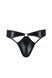 Мужские стринги Passion Thong Paul S/M, черные, под латекс