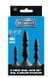 Набор анальных плагов MENZSTUFF 3-PIECE ANAL CONE SET BLACK