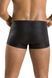 Мужские кожаные боксеры с клапаном Passion Short Patrick L/XL, черные