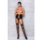 Пояс-корсет з екошкіри CELINE SET WITH OPEN BRA S/M &mdash; Passion: шнурівка, знімні пажі для панчіх, стр