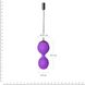 Вагінальні кульки з вібрацією Adrien Lastic Kegel Vibe Purple, діаметр 3,7 см, Фиолетовый