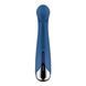 Вібратор з ротацією Satisfyer Spinning G-Spot 1 Blue, плоский майданчик для стимуляції точки G