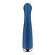 Вібратор з ротацією Satisfyer Spinning G-Spot 1 Blue, плоский майданчик для стимуляції точки G
