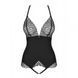Боді Obsessive Chiccanta crotchless Teddy black S / M