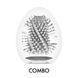 Мастурбатор-яйце Tenga Egg Combo, щільний TPE, пробник лубриканту 5 мл
