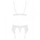 Комплект Obsessive 810-SEG-2 3 pcs set white L/XL