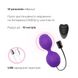 Вагинальные шарики с вибрацией Adrien Lastic Kegel Vibe Purple, диаметр 3,7см, Фиолетовый