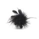 Метелочка Bijoux Indiscrets Pom Pom - feather tickler, Черный