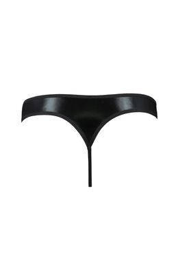 Мужские стринги Passion Thong Paul XXL/XXXL, черные, под латекс