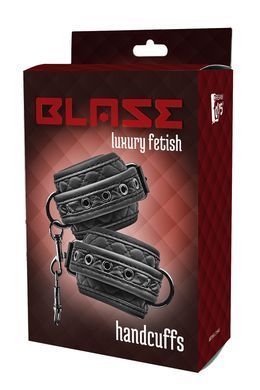 Наручники без ланцюжка стьобані Dream Toys Blaze Handcuff чорні