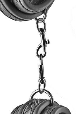 Наручники без ланцюжка стьобані Dream Toys Blaze Handcuff чорні