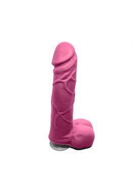 Крафтове мило-член із присоскою Чистий Кайф Pink size M, натуральне, Рожевий