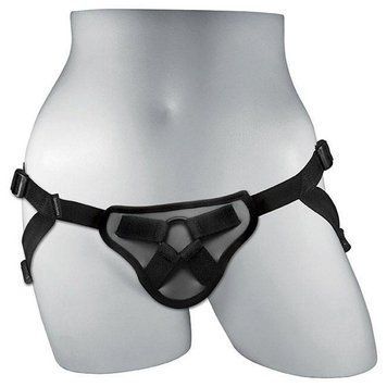 Трусы для страпона Sportsheets - Entry Level Strap-On Waterproof Black, можно в душе или ванной, Чорний