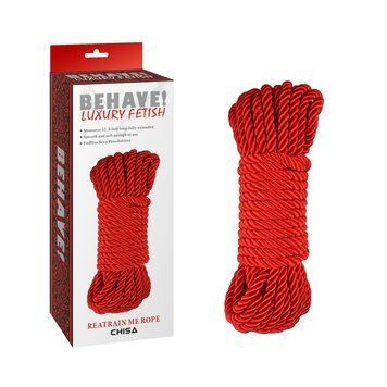Ch76215 мотузка Reatrain Me Rope Behave luxury fetish Chisa, Червоний