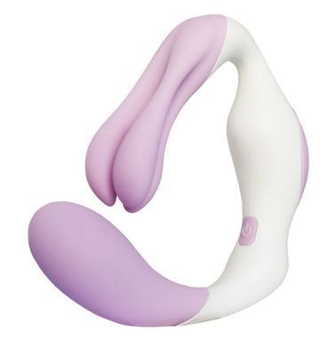 Вібратор Adrien Lastic O Venus, Белый/розовый