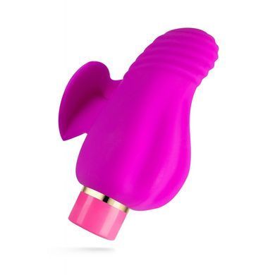 Вибратор на палец с рельефом Aria Blush, силиконовый, розовый