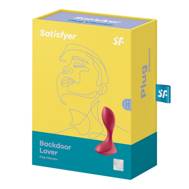 Анальная пробка с вибрацией Satisfyer Backdoor Lover Red