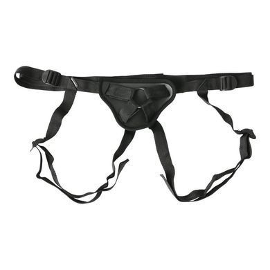 Трусы для страпона Sportsheets - Entry Level Strap-On Waterproof Black, можно в душе или ванной, Чорний