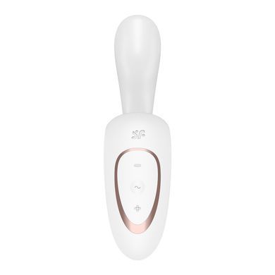 Вагинально-клиторальный вибратор Satisfyer G for Goddess 1 White, 2 мотора