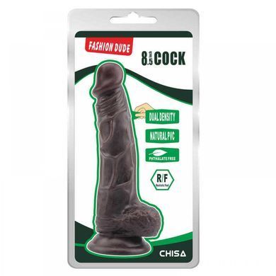 Фалоимитатор&nbsp;коричневый Chisa&nbsp;Fashion&nbsp;Dude&nbsp;8.5&nbsp;Cock