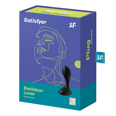 Анальная пробка с вибрацией Satisfyer Backdoor Lover Black