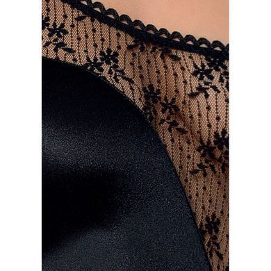 Боді-монокіні з глибоким декольте PETRA BODY black XXL/XXXL &mdash; Passion Exclusive, Черный
